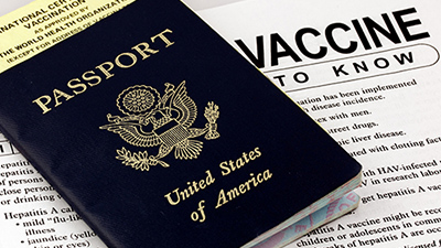  passport and vaccination record
